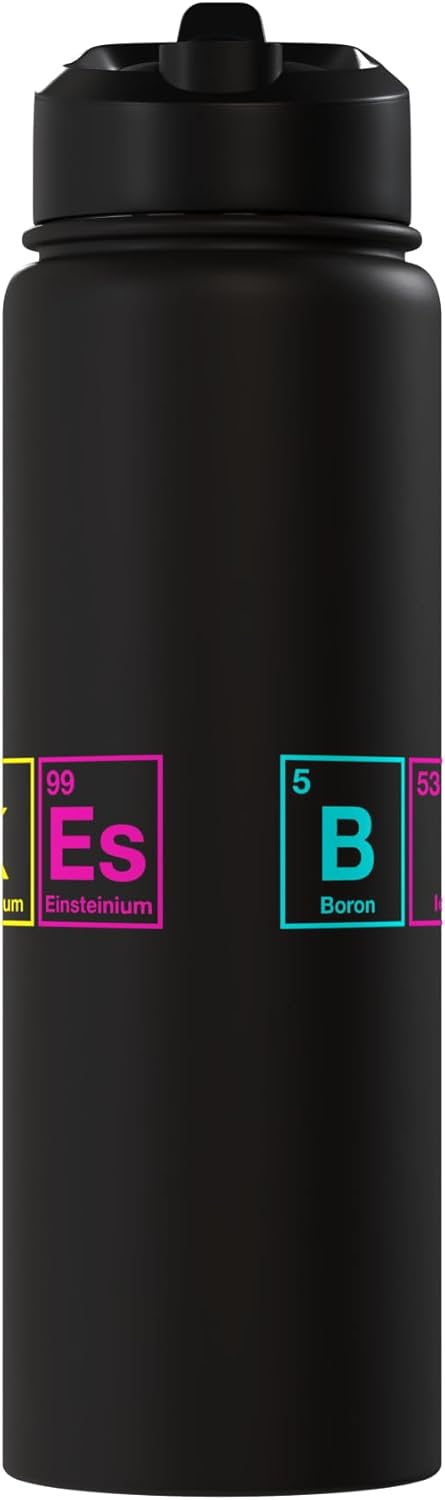 Botella de agua aislada de acero inoxidable BIKES Periodic Table