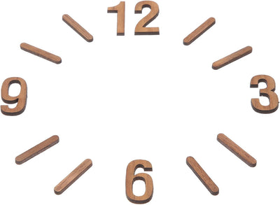 Kit números arábigos autoadhesivos para reloj de pared