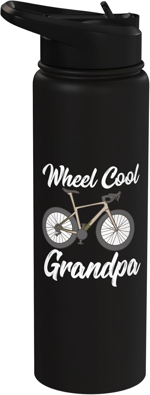 Botella de agua acero inoxidable aislada para ciclismo BMX