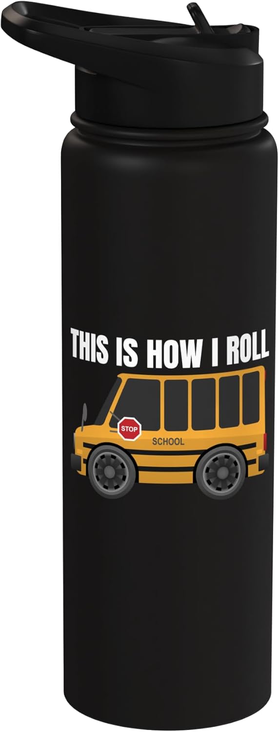 Botella de agua acero inoxidable para choferes y niños de autobús