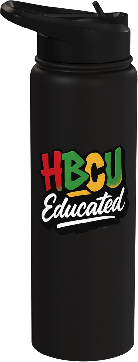 Botella de agua acero inoxidable universidades históricamente negras