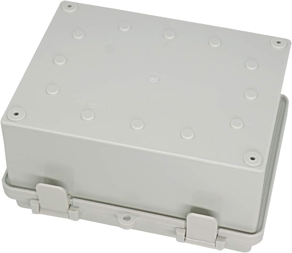 Caja eléctrica plástico ABS IP65 8.7x6.7x4.3pulg