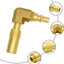 Adaptador codo 1/4pulg para parrilla Blackstone 17-22pulg