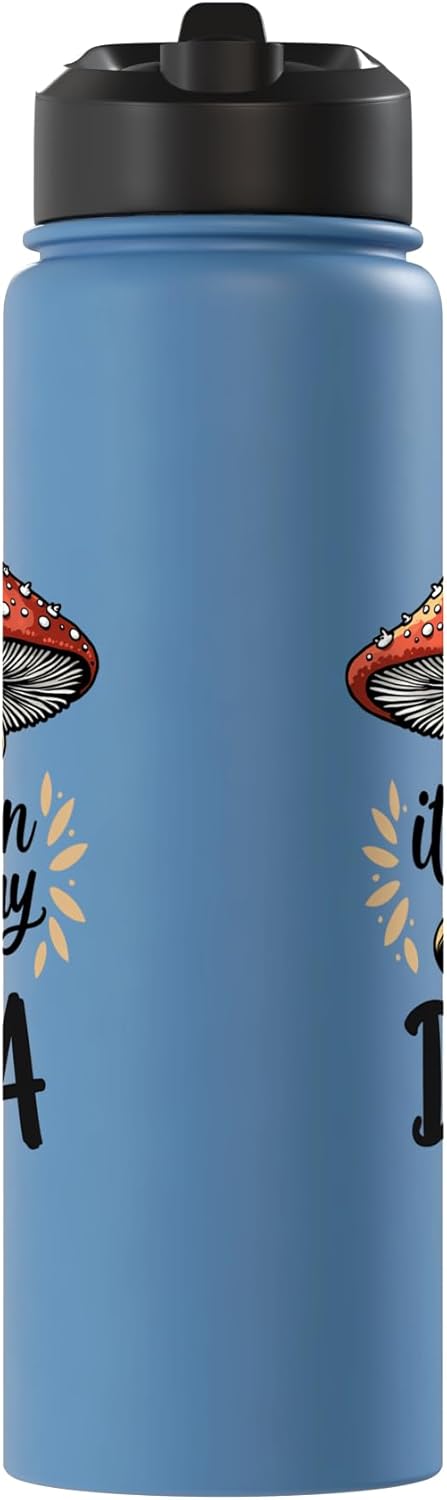 Botella de agua aislada acero inoxidable para recolección de hongos