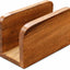 Servilletero madera acacia organizador cocina rústico