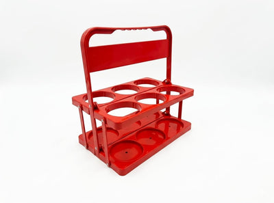 Portabebidas plegable 6 tazas mango cómodo organizador portátil