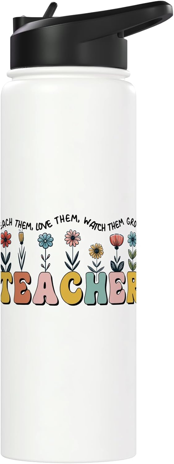 Vaso térmico acero inox con diseño educativo