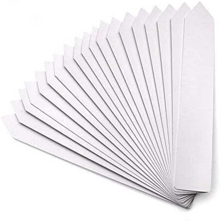 100 Etiquetas Plástico 7.8pulg para Jardín