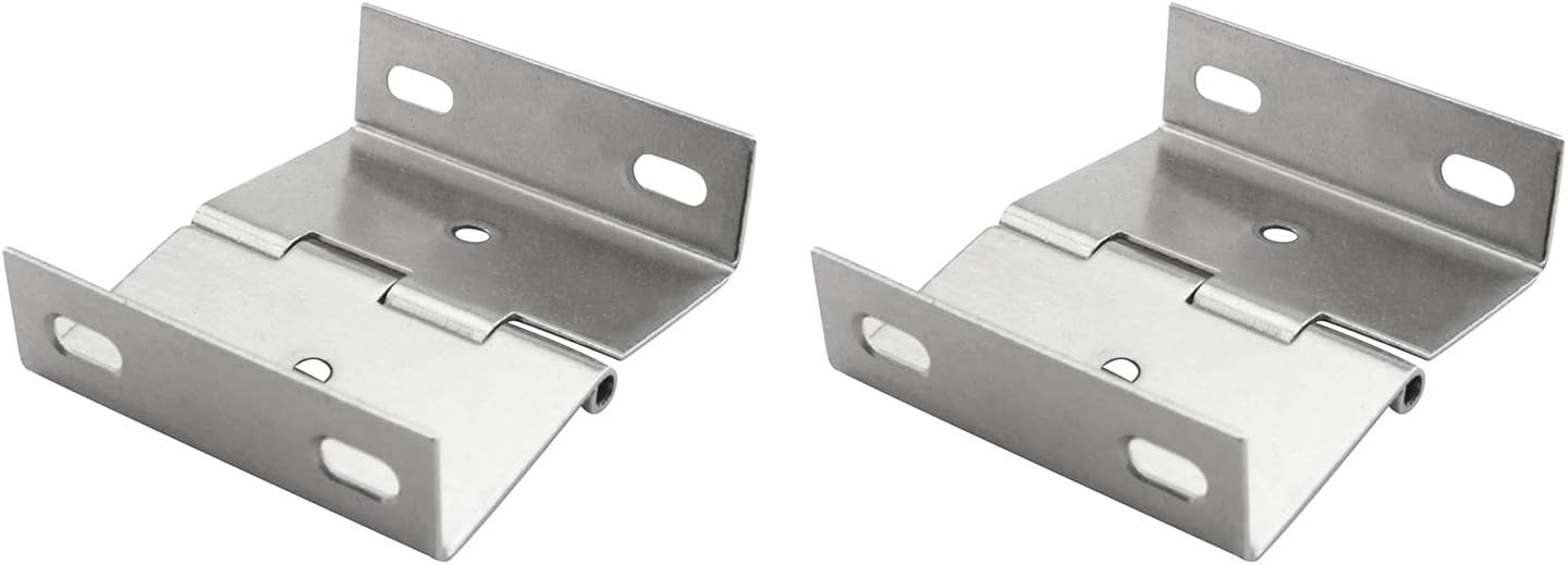 2 Pzas Bisagras Doble Carpintería para Muebles Incluye Tornillos