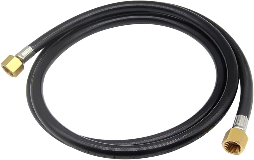 Manguera propano 12ft con conexión 3/8pulg para caravanas