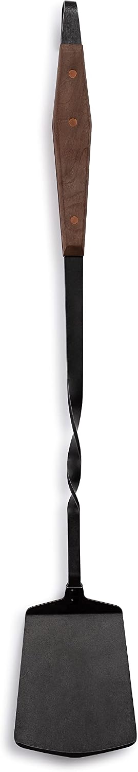 Espátula parrilla acero inox cabeza ancha mango antiderrap