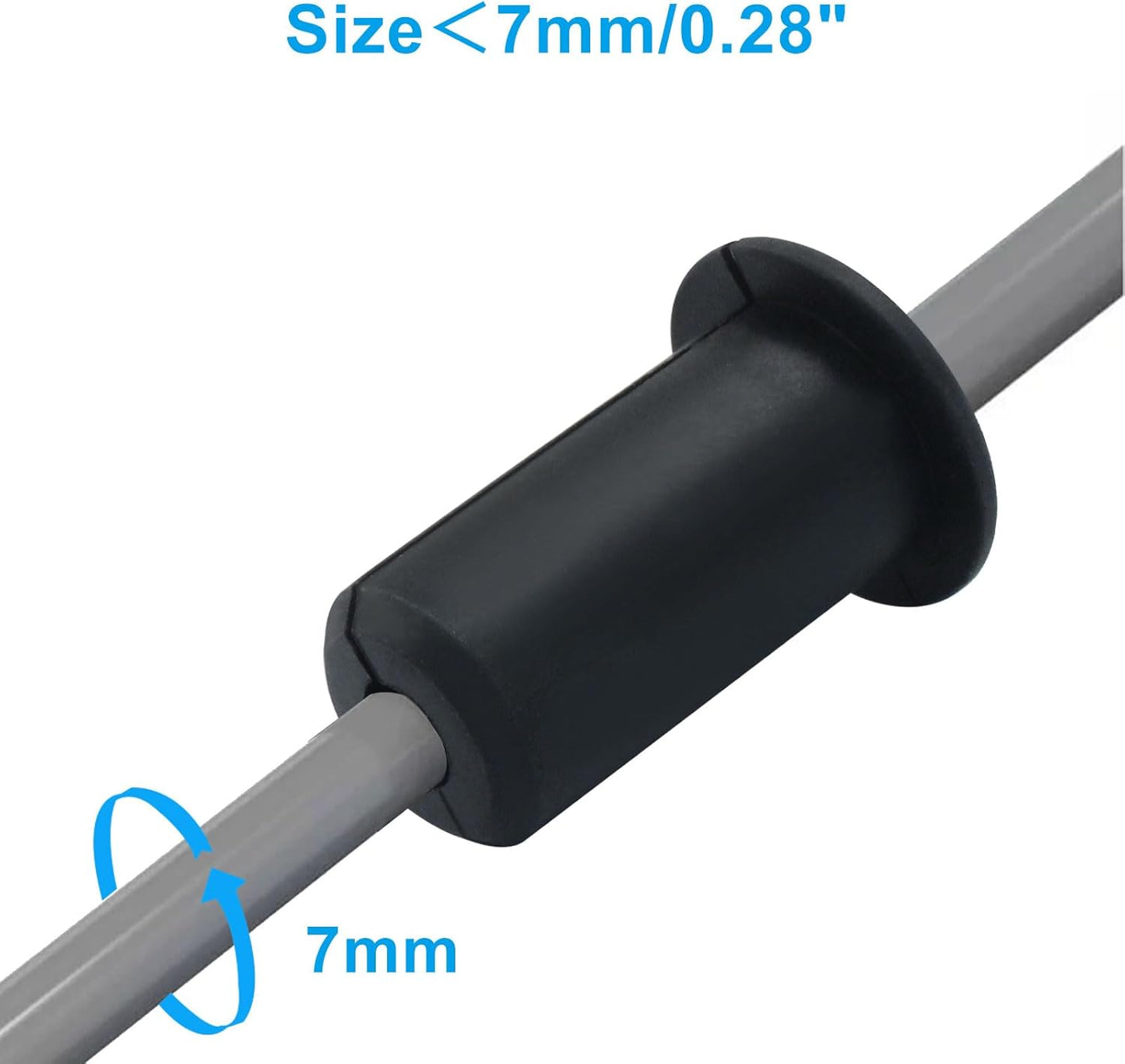 Kit 2 Pzas Buje Silicona para Cable Starlink 1pulg