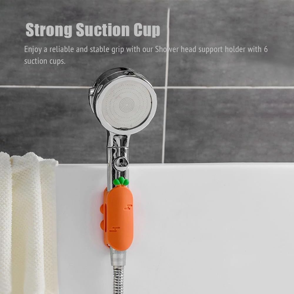 4 Pzas Soporte Regadera Silicón Adhesivo Agua Resistente
