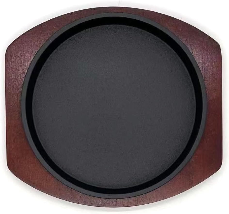Plato de fajita de hierro fundido 9 pulgadas