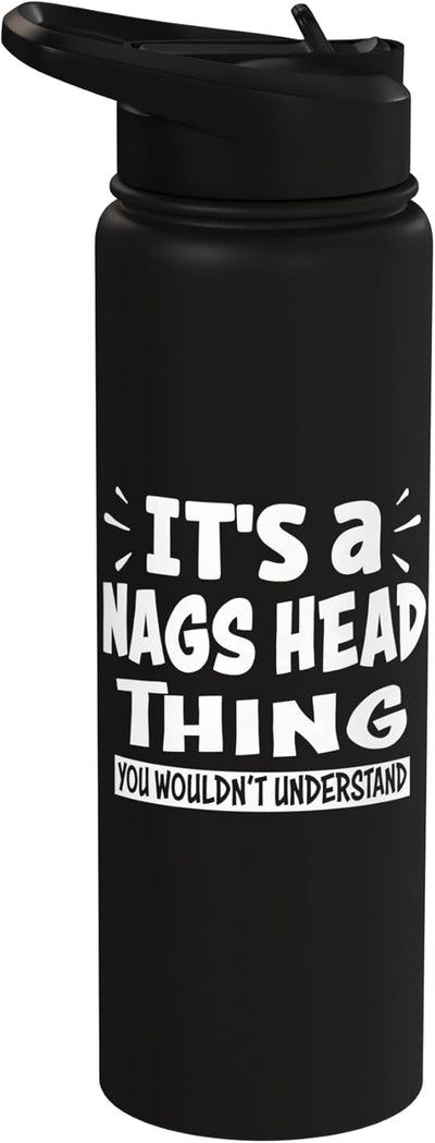 Botella de agua aislada de acero inoxidable Nags Head