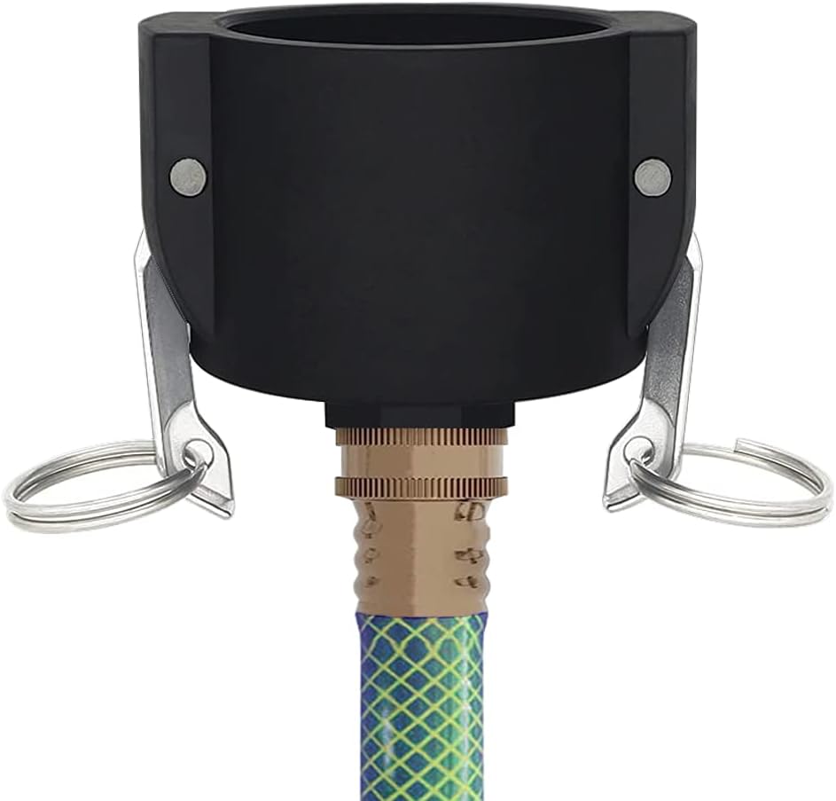 Adaptador drenaje IBC 275gal 2pulg cam lock manguera
