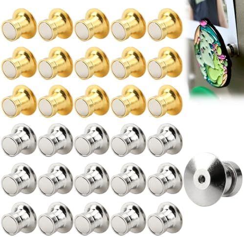Imanes de refrigerador con parte trasera magnética 30 unidades