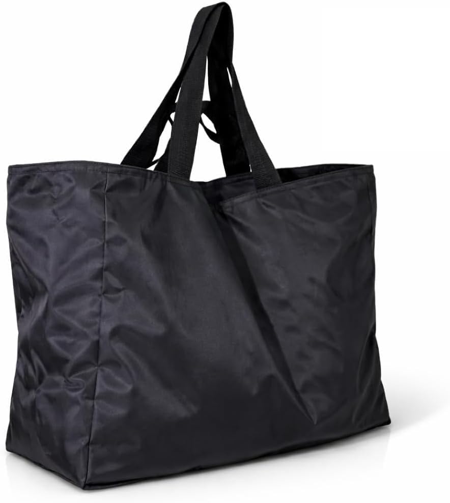 Bolsa extra grande reutilizable con cremallera para compras viajes
