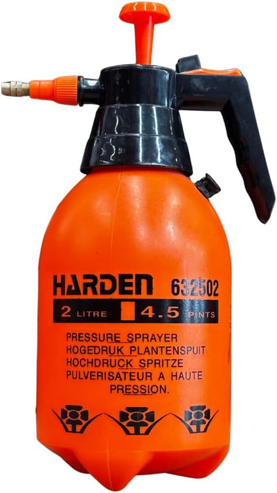 Pulverizador medio galón rociador jardín boquilla cobre ajustable