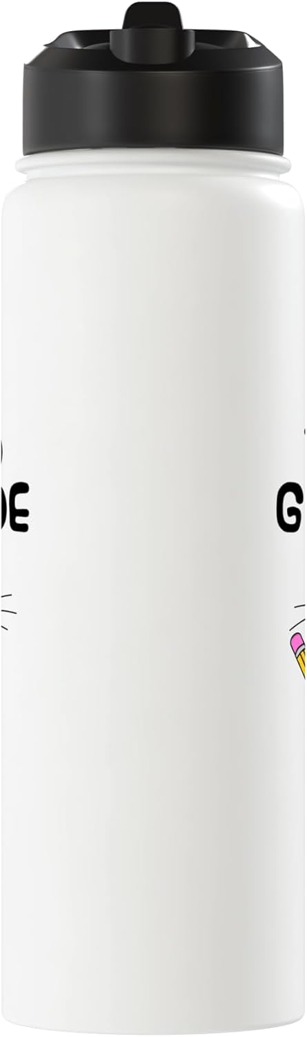 Botella de agua acero inoxidable para maestro primaria grado 3