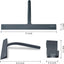 Escobilla ducha puerta vidrio silicona 11pulg gris