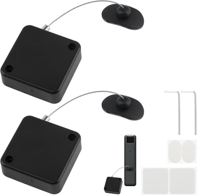 2 Cerraduras Retráctiles Control Remoto Bloqueo Cordón Ajustable