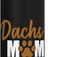 Bottella de agua aislada con pawprint acero inoxidable
