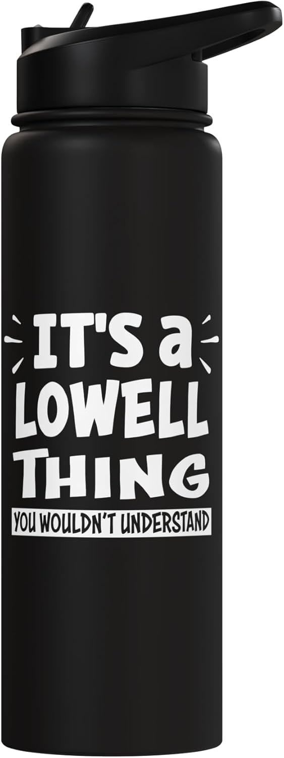 Botella de agua aislada de acero inoxidable Lowell Lovers