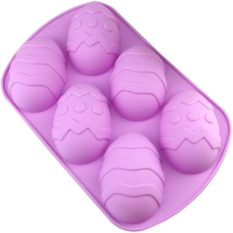 Molde silicona huevos chocolate Pascua hornear 1 pza