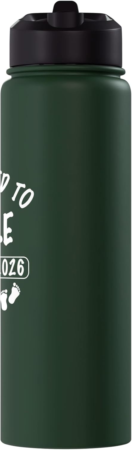 Botella de agua acero inoxidable aislada para papá mamá 2026