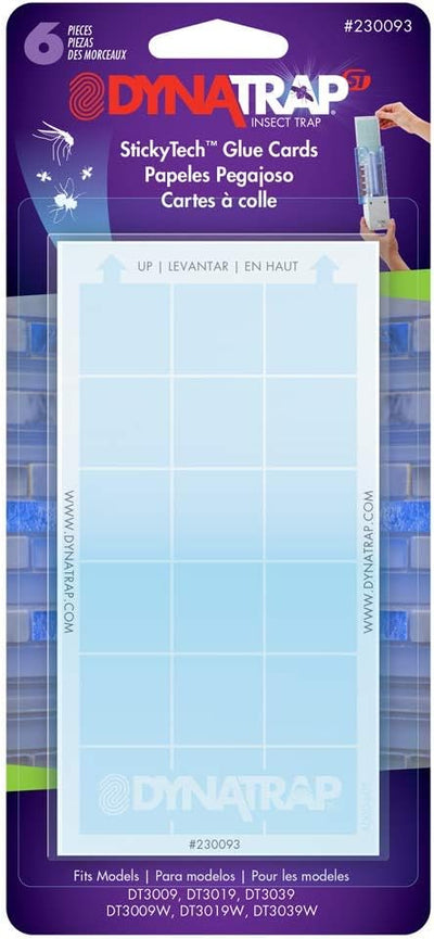 6 Pzas Tarjetas adhesivas repuesto Flylight DT3009/DT3019
