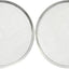 Pantalla para pizza acero inox 24pulg plateado set 2