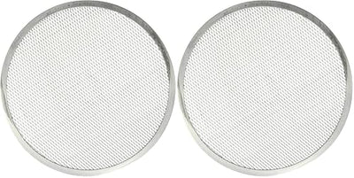 Pantalla para pizza acero inox 24pulg plateado set 2