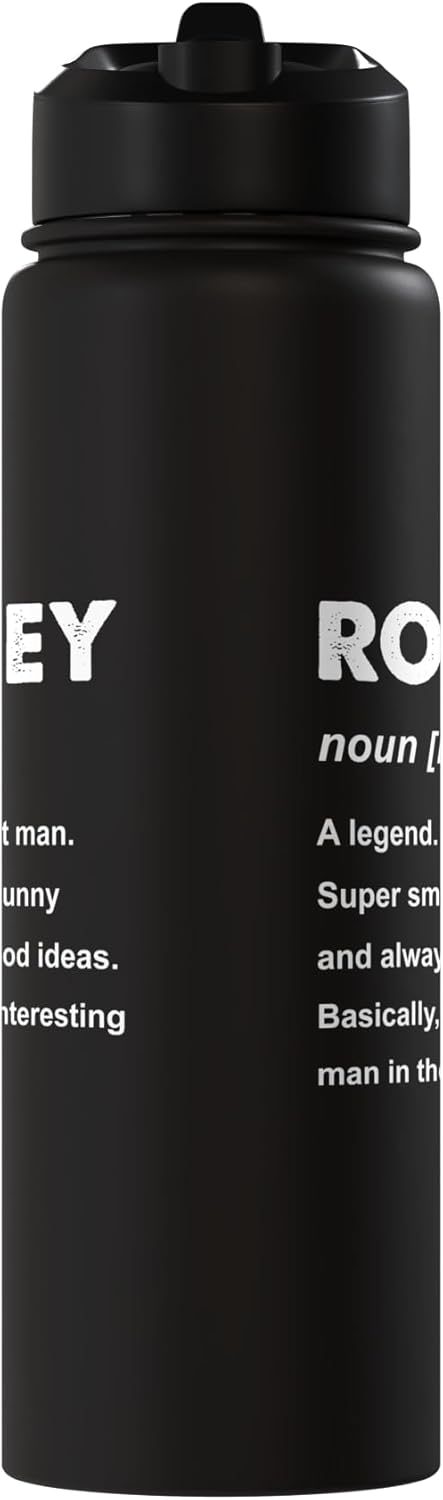 Botella de agua acero inoxidable insulated Rodney Name