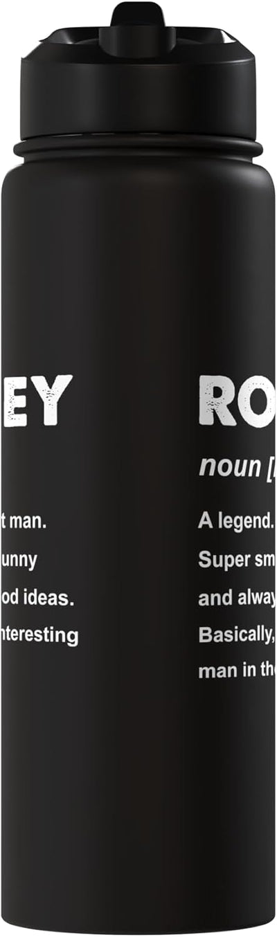Botella de agua acero inoxidable insulated Rodney Name