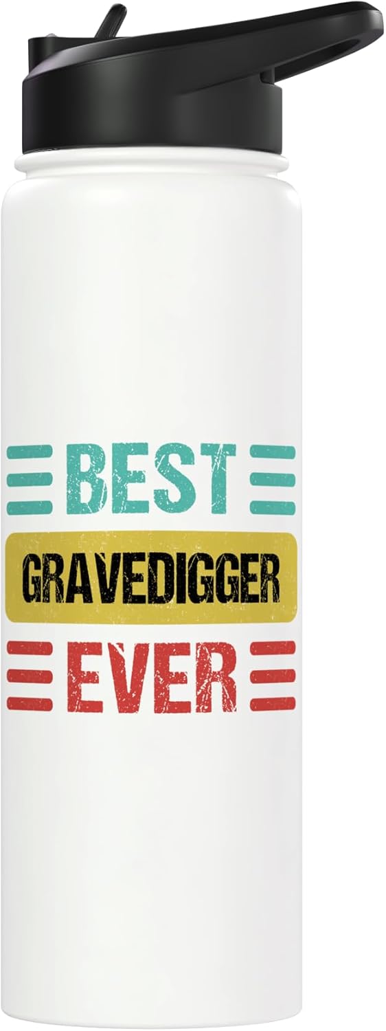 Botella de agua aislada de acero inoxidable Gravedigger