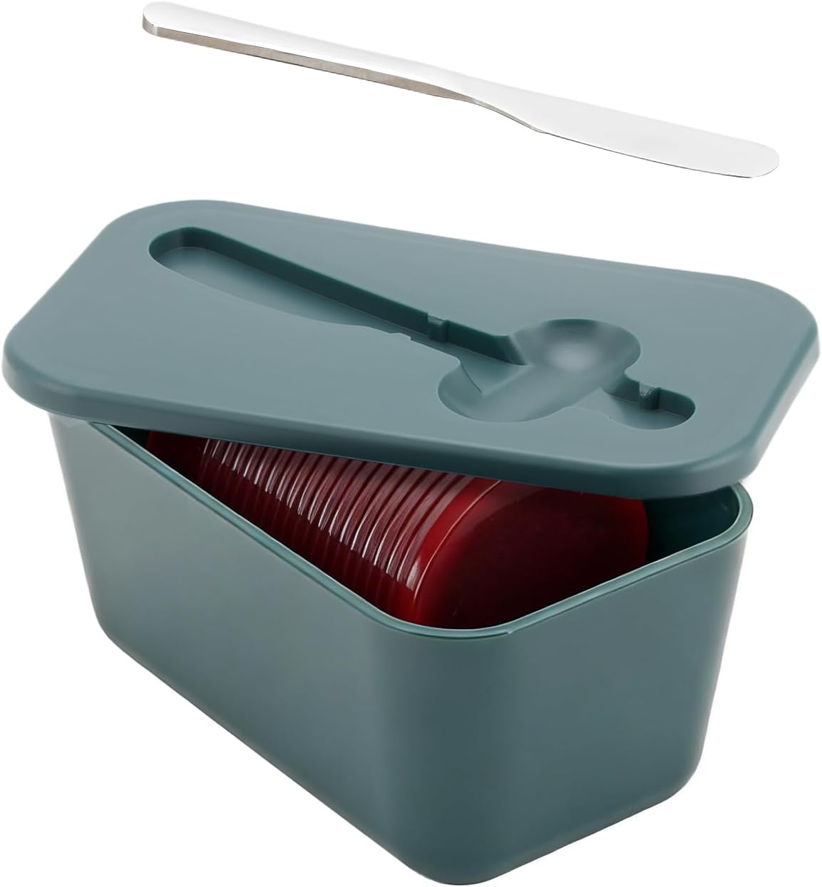 Plato salsa arándanos con tapa cuchillo 12-16oz