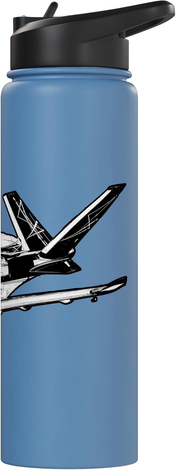 Botella de agua acero inoxidable aislada Cirrus Vision SF50 Jet