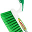Cepillo plumero 7x2.5 pulg color blanconaranja set 1
