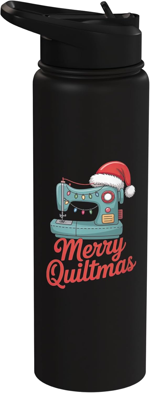 Botella agua térmica acero inox navideña con Santa