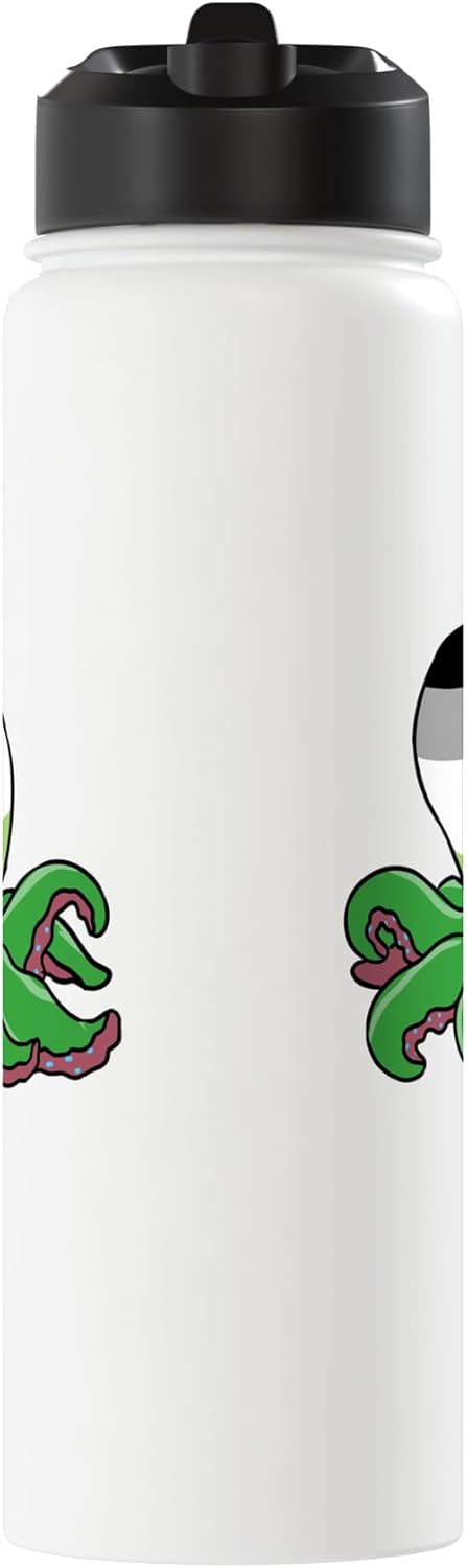 Botella agua acero inox aislada