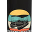 Botella de agua acero inoxidable aislada estilo retro para pescador
