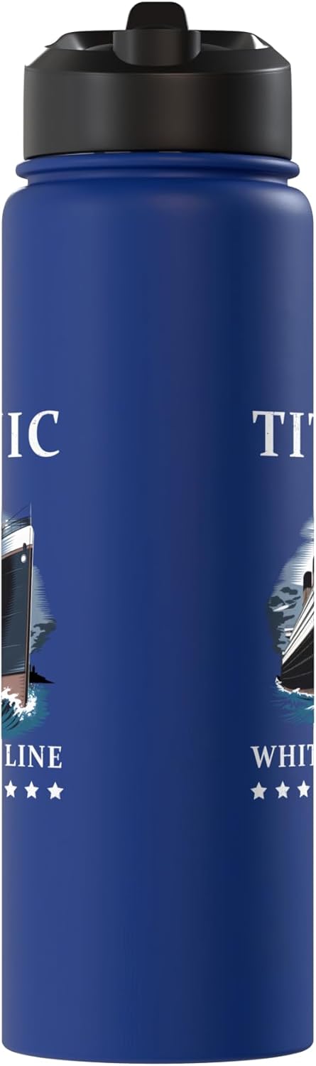 Botella de agua acero inoxidable Titanic para niños y niñas