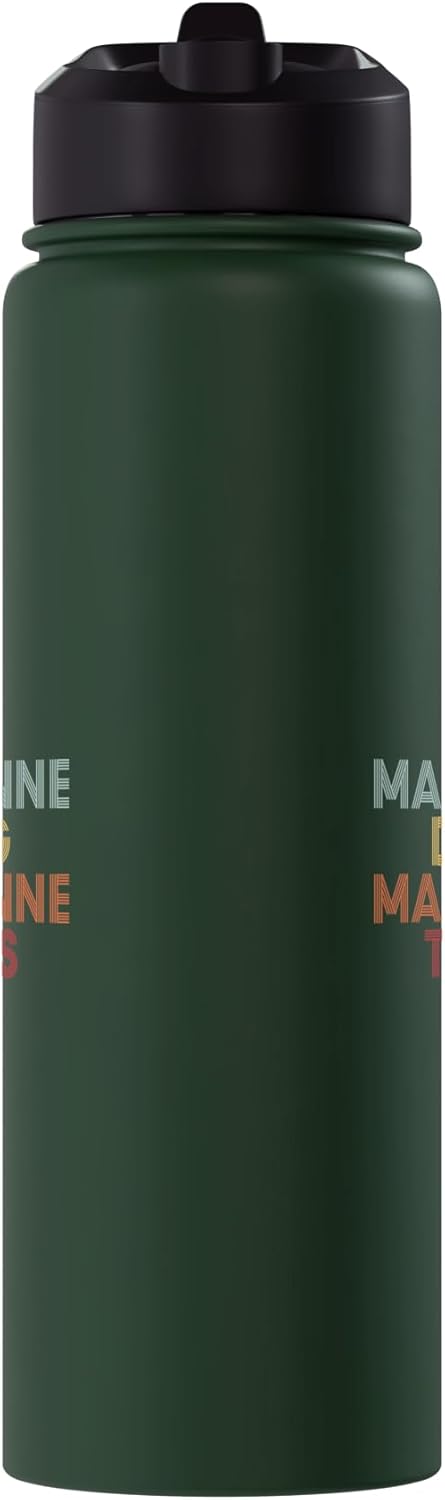 Botella agua acero inox personalizada nombre Madelynne