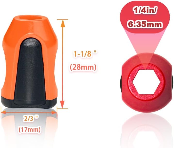 Anillo magnético universal para destornilladores y taladros