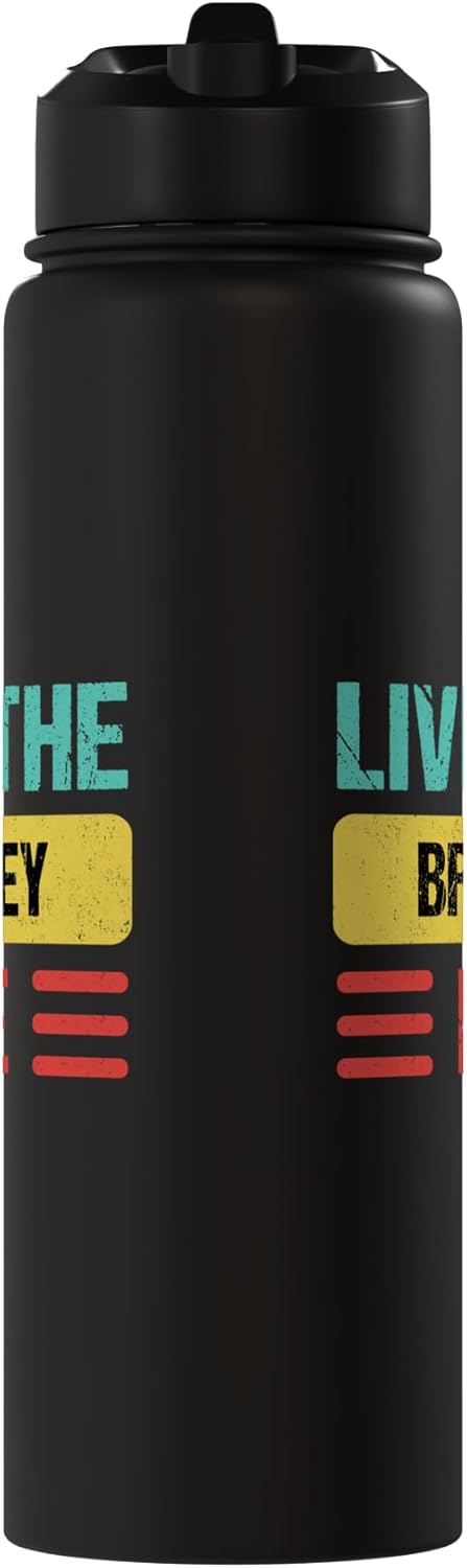 Botella de agua aislada de acero inoxidable Brentley Name