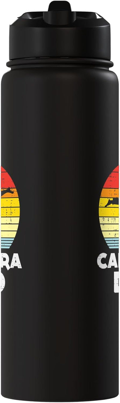 Botella de agua acero inoxidable capoeira dad retro dance martial art