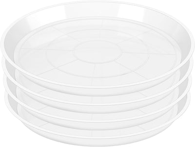 4 Platillos Plástico Extra Grande para Macetas