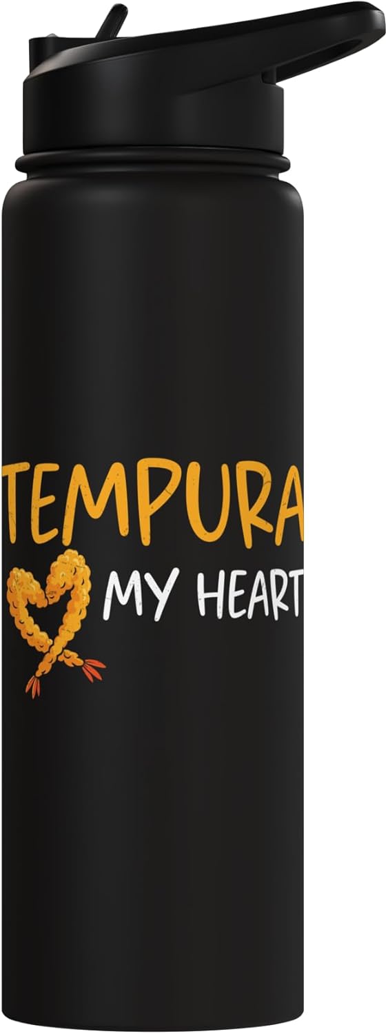 Botella de agua aislada de acero inoxidable Tempura My Heart