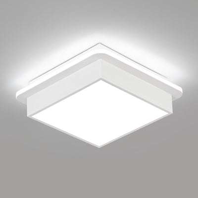 Lámpara techo LED cuadrada 6000K para pasillo dormitorio